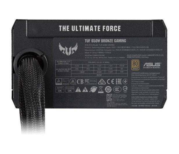 ASUS TUF Gaiming 650W BRONZE 90YE00D1-B0NA00 - 625399 - zdjęcie 5